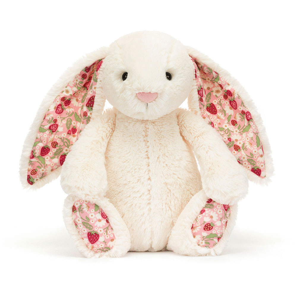 JELLYCAT - BASHFUL BLOSSOM CREAM BERRY BUNNY | ORIGINAL (SMALL