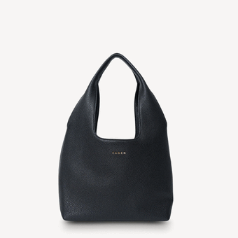 Saben Kiki Shoulder Bag - Black Lightly Milled