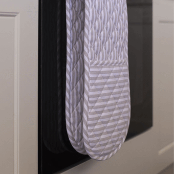 Citta Classic Stripe Double Oven Glove - 19x88cm