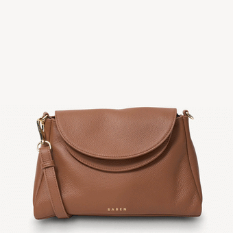 Saben Beckett Shoulder Bag - Tan Luxe