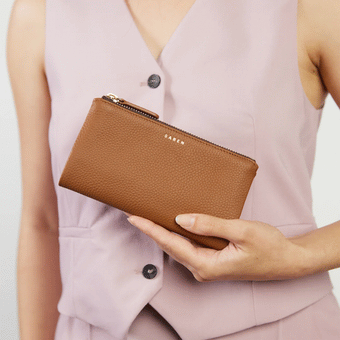 Saben Sam Wallet - Tan