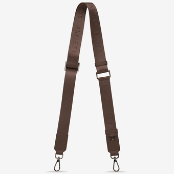 Status Anxiety Web Strap Thin - Cocoa