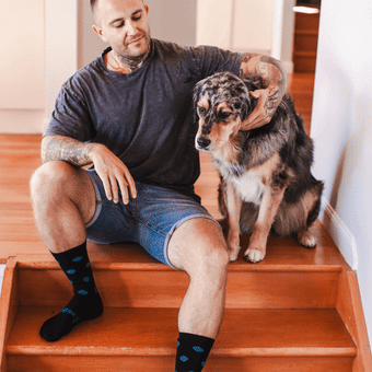 Lamington Merino Wool Crew Socks | MAN | Neo