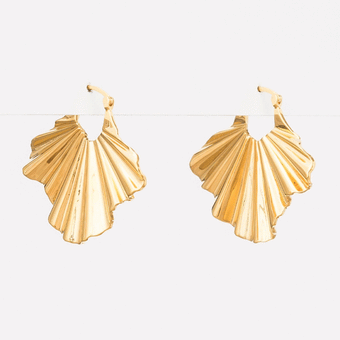 Stella + Gemma Gold Iris Earrings