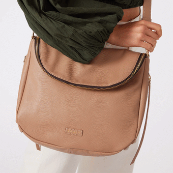 Saben Frankie Shoulder Bag - Taupe