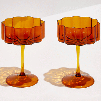 Fazeek Wave Coupe - Amber Set of 2