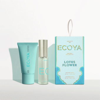 Ecoya Lotus Flower Mini Duo Set Holiday Collection