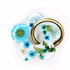 Resin Keyring - Floral