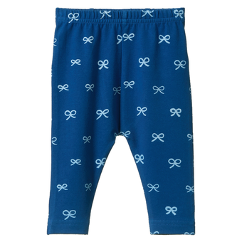 Nature Baby Leggings - Ribbons Blue Print
