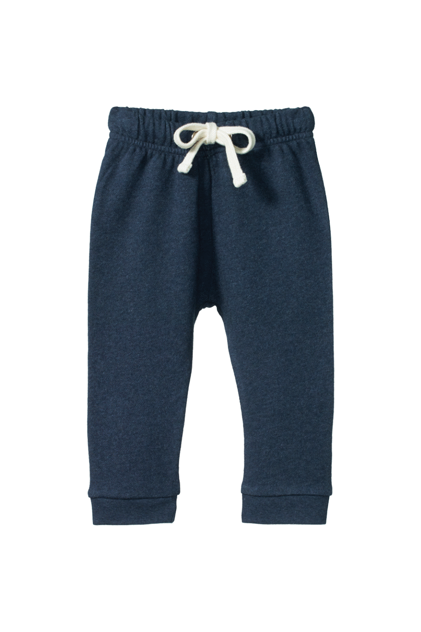 Nature Baby Sunday Track Pants - Navy Marl