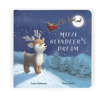 JELLYCAT A REINDEER’S DREAM BOOK (MITZI REINDEER) MULTI-COLOURED 21X21X2CM