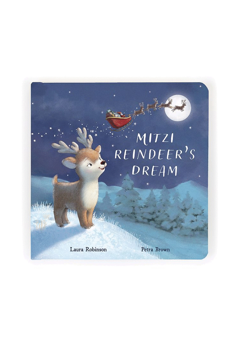 JELLYCAT A REINDEER’S DREAM BOOK (MITZI REINDEER) MULTI-COLOURED 21X21X2CM