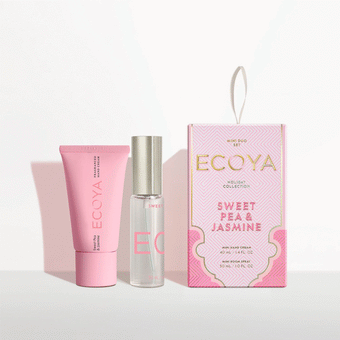 Ecoya Sweet Pea & Jasmine Mini Duo Set Holiday Collection