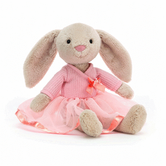 JELLYCAT LOTTIE BUNNY BALLET MULTI-COLOURED 6X8X29CM