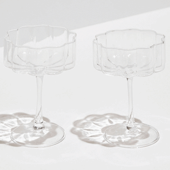 Fazeek Wave Coupe - Clear Set of 2