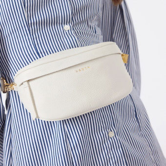 Saben  Cleo Crossbody Bag - White