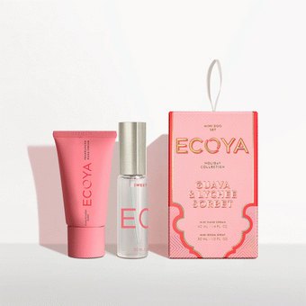 Ecoya Guava & Lychee Sorbet Mini Duo Set Holiday Collection