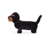 JELLYCAT FREDDIE SAUSAGE DOG BLACK 19X15X35CM