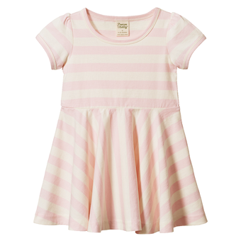 Nature Baby Seaside Dress - Cotton Candy Stripe