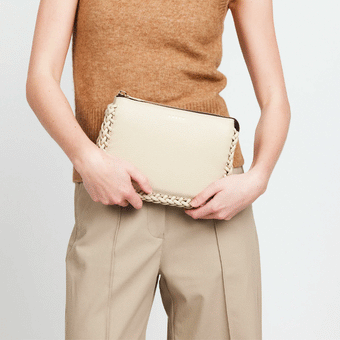 Saben Tilly's Big Sis Crossbody - Biscotti Plait Edge