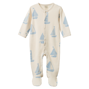 Nature Baby Stretch & Grow - Regatta Blue Print