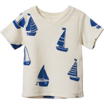 Nature Baby River Tee Terry - Regatta Print