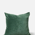 Citta  Velvet Cushion Cover 55x55cm - Duck Green