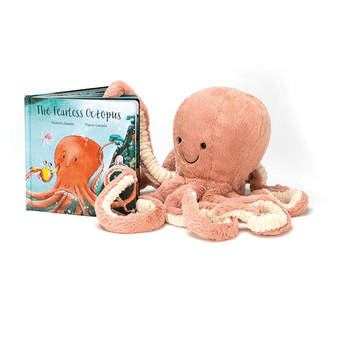 Jellycat The Fearless Octopus Book