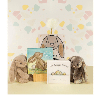 JELLYCAT LITTLE ME BOOK (MATCHES WITH BASHFUL BEIGE BUNNY) MULTI-COLOURED 21X21X2CM