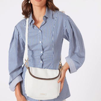 Saben Fifi Crossbody - White