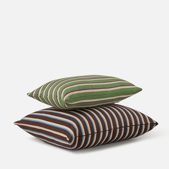 Citta Gene Woven Cushion Cover - Mulberry/Multi 55x45cm