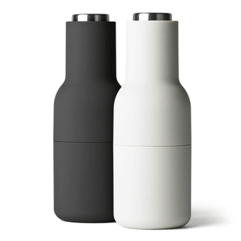 Menu Bottle Grinder - Ash/Carbon w Steel 2-Pack