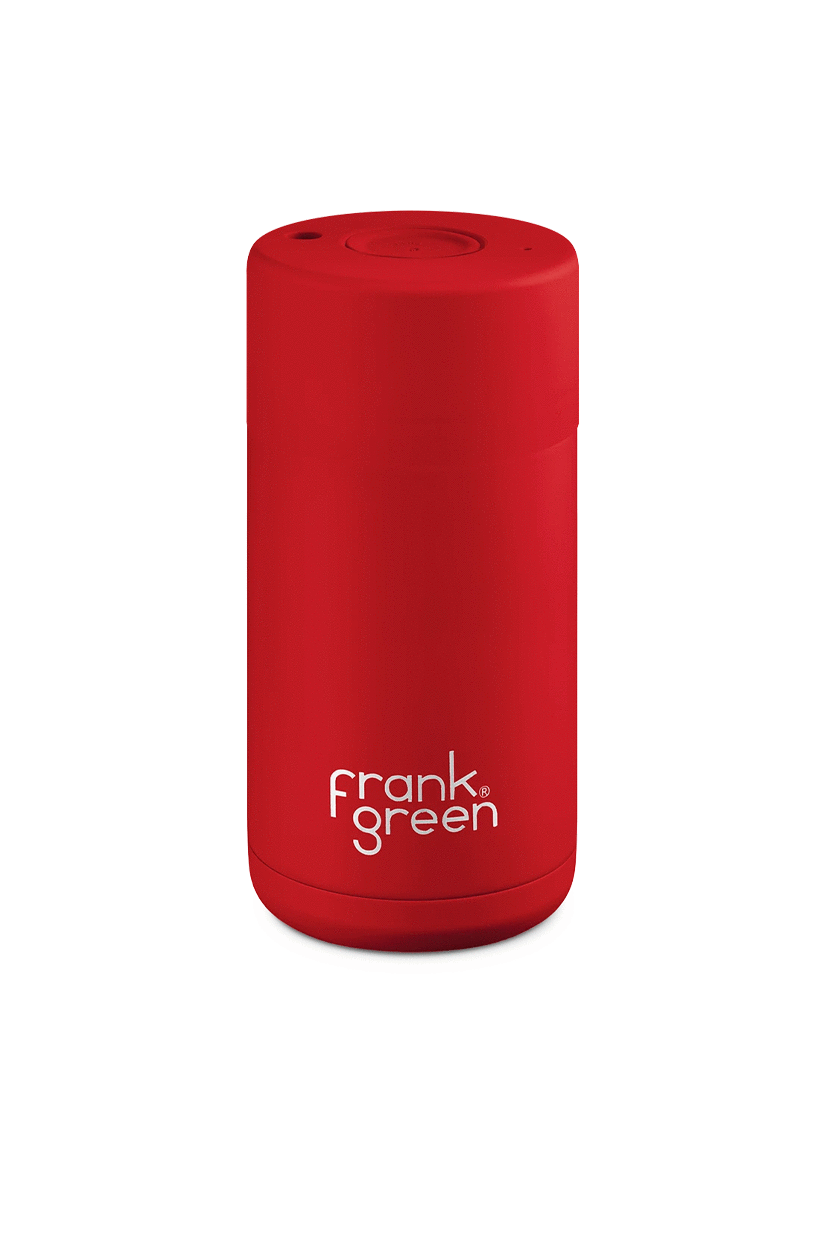 Frank Green 12oz Stainless Steel Ceramic Reusable Cup with Push Button Lid