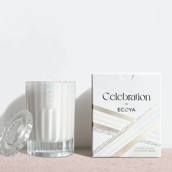 Ecoya White Musk & Warm Vanilla Mini Celebration Candle