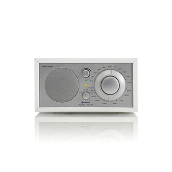 Tivoli  Model One BT AM/FM Bluetooth Table Radio - White/Silver