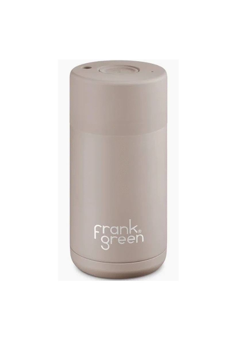 Frank Green 12oz Stainless Steel Ceramic Reusable Cup with Push Button Lid