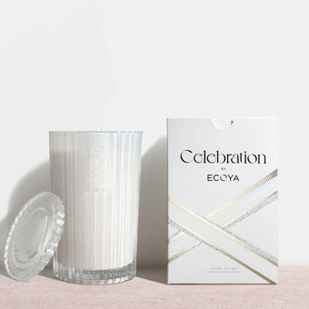 Ecoya White Musk & Warm Vanilla Celebration Candle