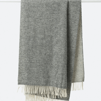 Citta Wool Throw - Grey 130x180cm