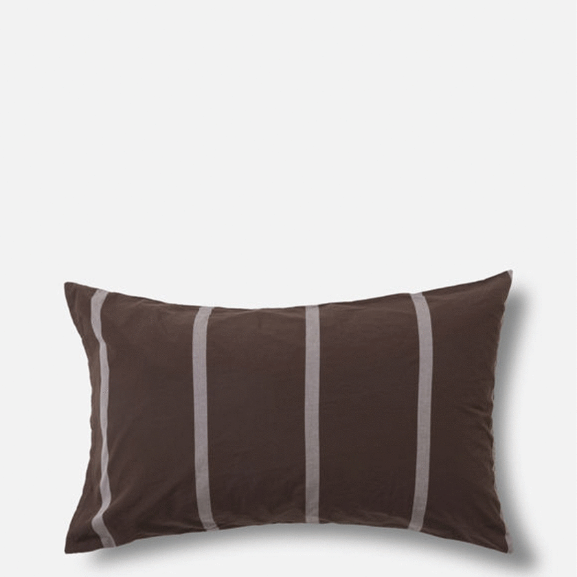 Citta Duo Pillowcase Pair Rye/Pansy - 76x50cm