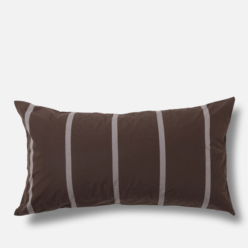 Citta Duo King Pillowcase Pair - Rye/Pansy 51x102cm