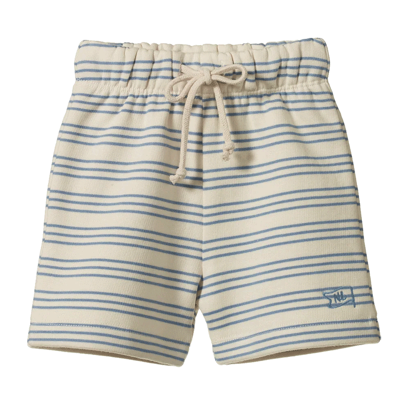 Nature Baby Jimmy Shorts Sweatshirting - Stripe Trio