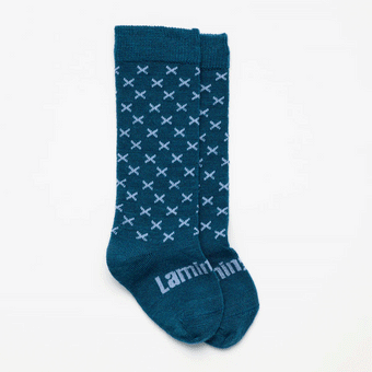 Lamington Merino Wool Knee High Socks | BABY | Lake