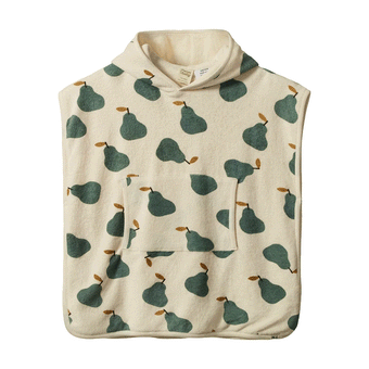 Nature Baby Poncho Towel - Pear Print