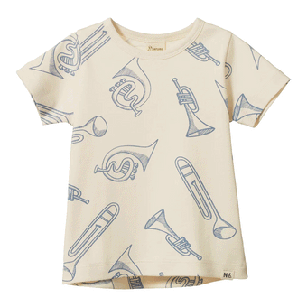 Nature Baby River Tee - Jazz Natural Print