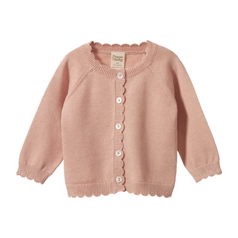 Nature Baby Liliette Cardigan - Rose Dust