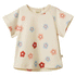 Nature Baby Juniper Tee - Flora Stamp Print