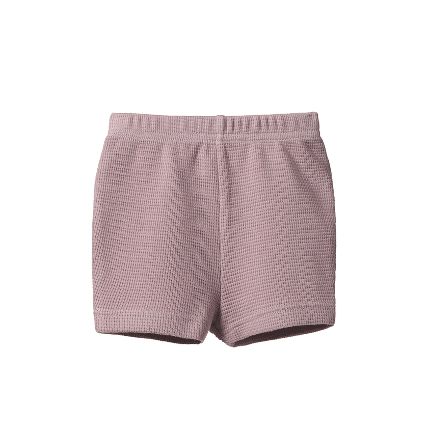 Nature Baby Selby Waffle Shorts - Lilac