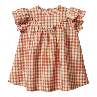 Nature Baby Una Dress - Dandelion Gingham