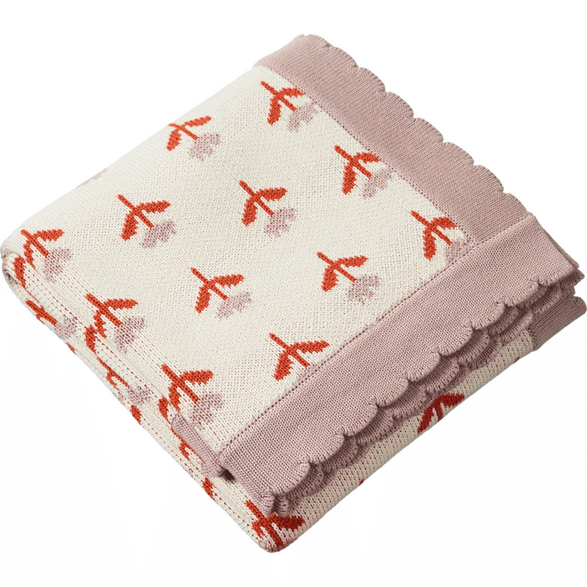 Nature Baby Fern Blanket - Fleurette Knit One Size