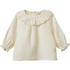 Nature Baby Ruffle Cameron Blouse - Natural